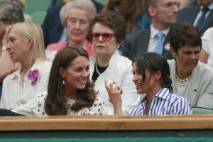 MEghan y Kate en Wimbledon