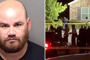 Jesús Prado policías heridos atrincherado violencia doméstica San Antonio Texas