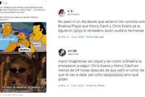 Reacciones en Twitter a Shakira, Henry Cavill y Chris Evans tras el rumor de que Gerard Piqué le fue infiel