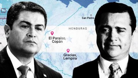 Las montañas de Honduras desde donde los narcos presuntamente ayudaron al presidente Hernández