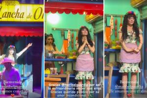 Maribel Guardia lloró a su regreso a Lagunilla mi barrio