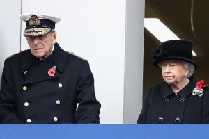 The Royal Family Lay Wreaths At The Cenotaph On Remembrance Sunday