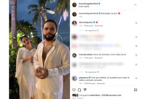 La felicitación de Leonardo Aguilar a su hermana Ángela