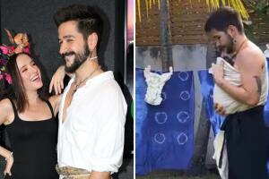 Camilo cambia los pañales y Evaluna alimenta a Índigo