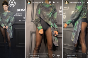 Romina Poza en su look más atrevido