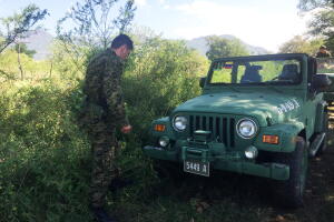 Detrás de cámaras de la recaptura de Yolanda por el ejército colombiano en 'La piloto'