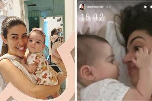 Vivian Amorim com filha