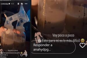 El proceso de sacar la leche es "lo más difícil" hasta ahora para Daisy Anahy.