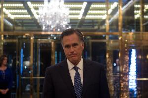 US-POLITICS-TRUMP-ROMNEY