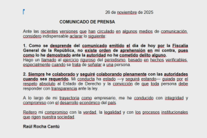 Raúl Rocha reacciona a investigación de la Fiscalía General de la República de México