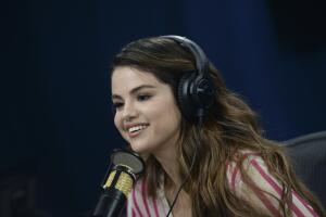 Selena Gomez Visits The SiriusXM Hollywood Studios in Los Angeles