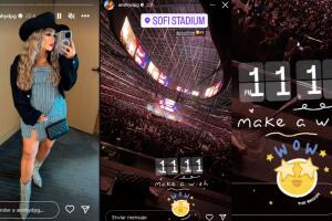 Así evidenció Daisy Anahy su presencia en el concierto que Eduin Caz y Grupo Firme ofrecieron el pasado fin de semana en Los Ángeles en donde ella "pidió un deseo". 