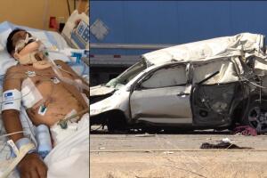 Sobreviviente del choque de la autopista 10 en el que murieron 3 indocumentados se recupera en hospital de Arizona