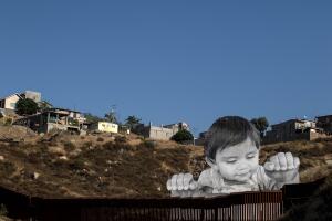 US-MEXICO-FRANCE-BORDER-ART