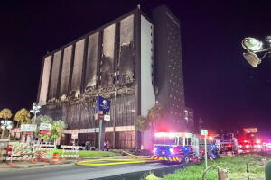 incendio hotel double tree hilton evacuación huéspedes laredo texas