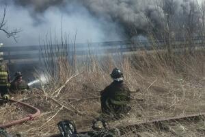 Incendio en Flea Market al oeste de Chicago