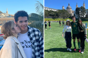 Itatí Cantoral con su hijo Roberto