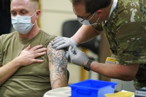 Militares EEUU vacuna