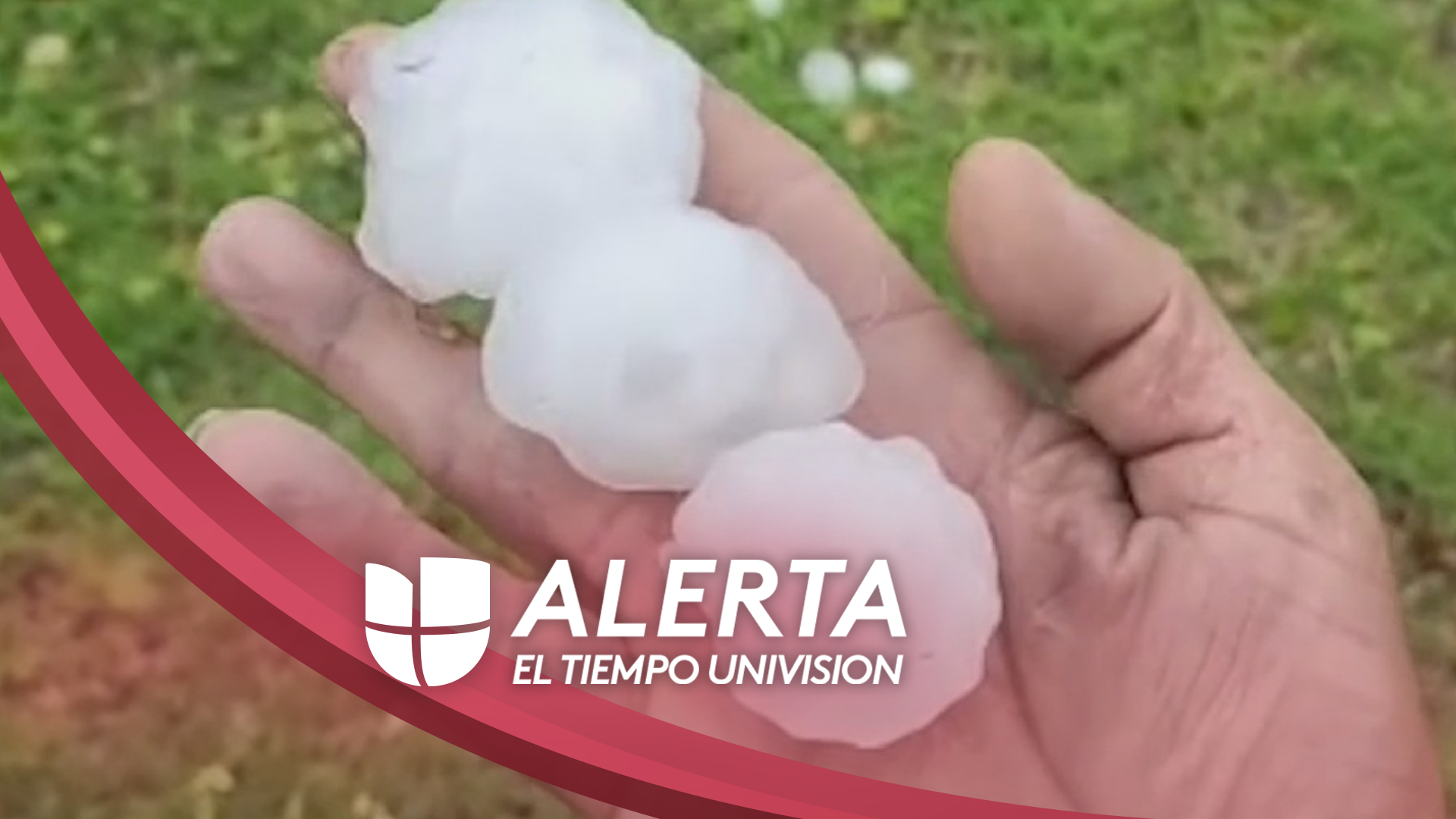 Lluvia intensa y granizo: el mal tiempo sorprende a la comunidad de