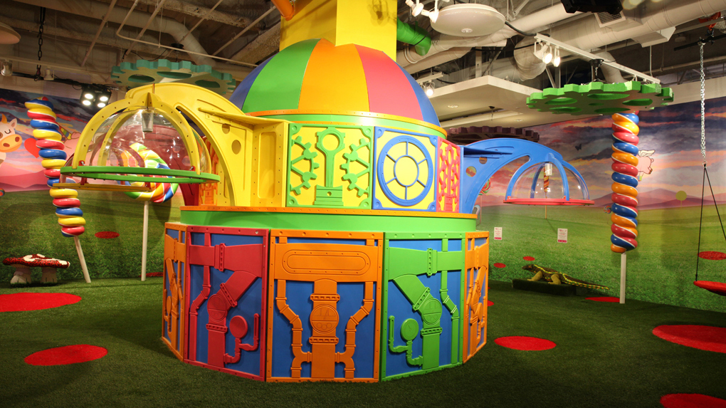 vuelve candytopia al Disco Kroger en Atlanta; una muestra interactiva hecha de golosinas Fotos