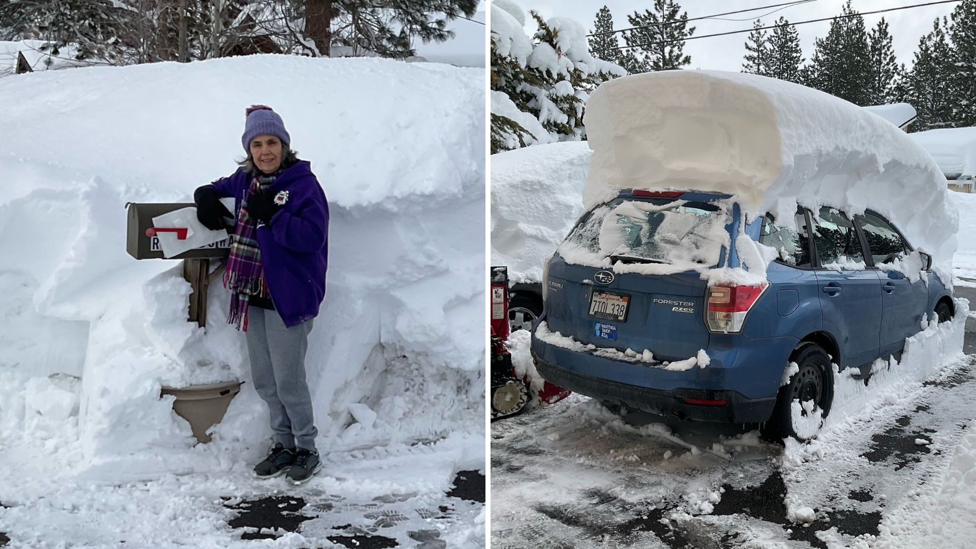 Imágenes de cómo la tormenta de nieve entierra las casas en el norte de