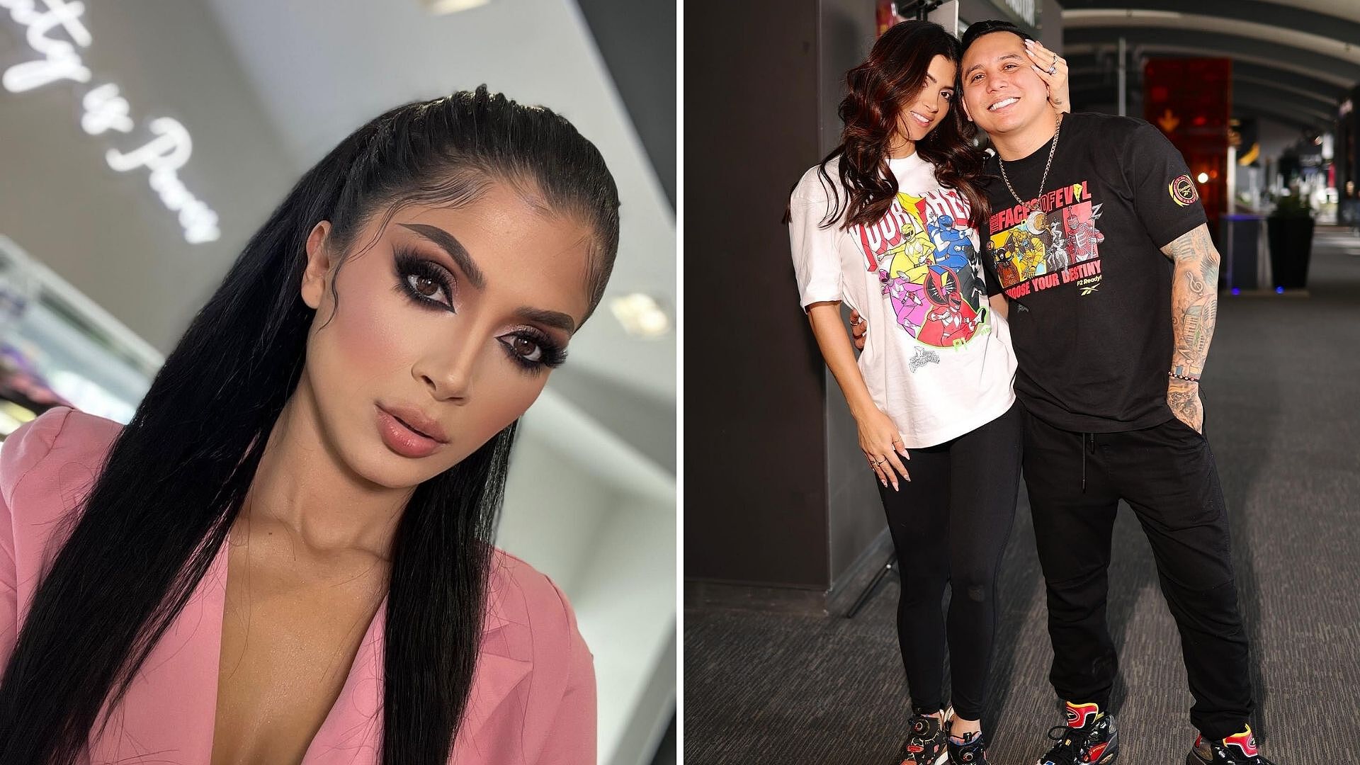 Kimberly Flores quedó sorprendida mientras realizaba un en vivo | Shows