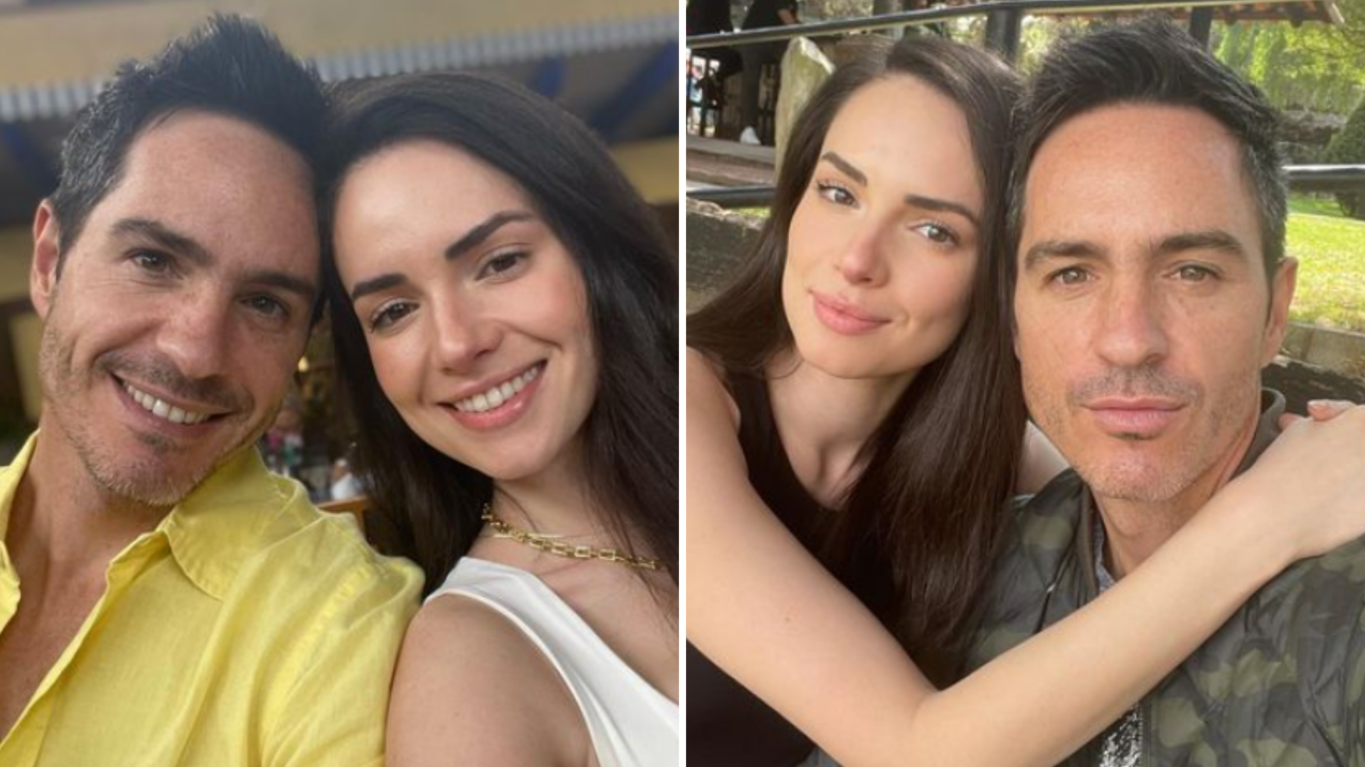 Mauricio Ochmann and Paulina Burrola showed off on Instagram the