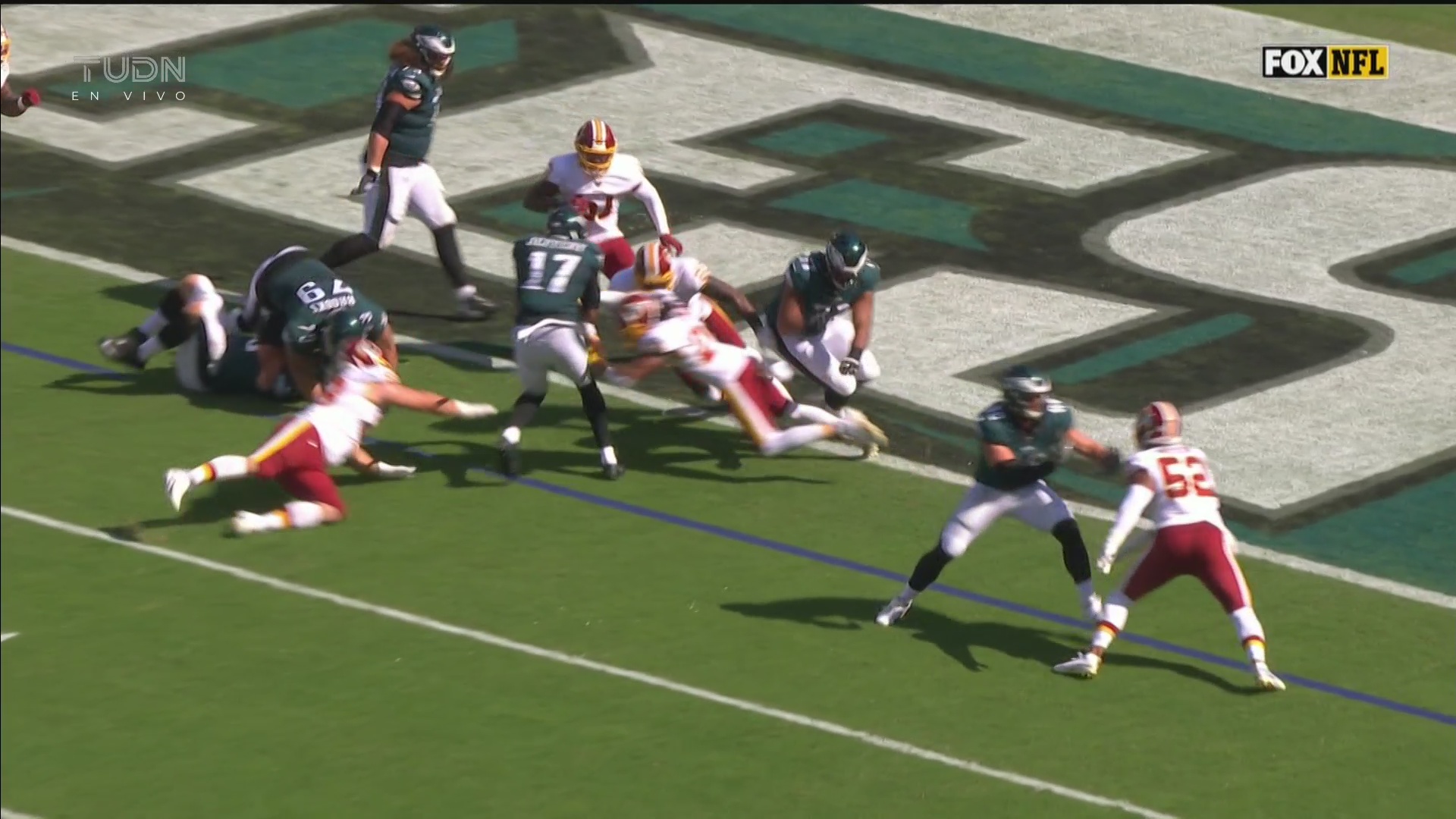 ¡Touchdown y conversión para los Philadelphia Eagles ! Deportes