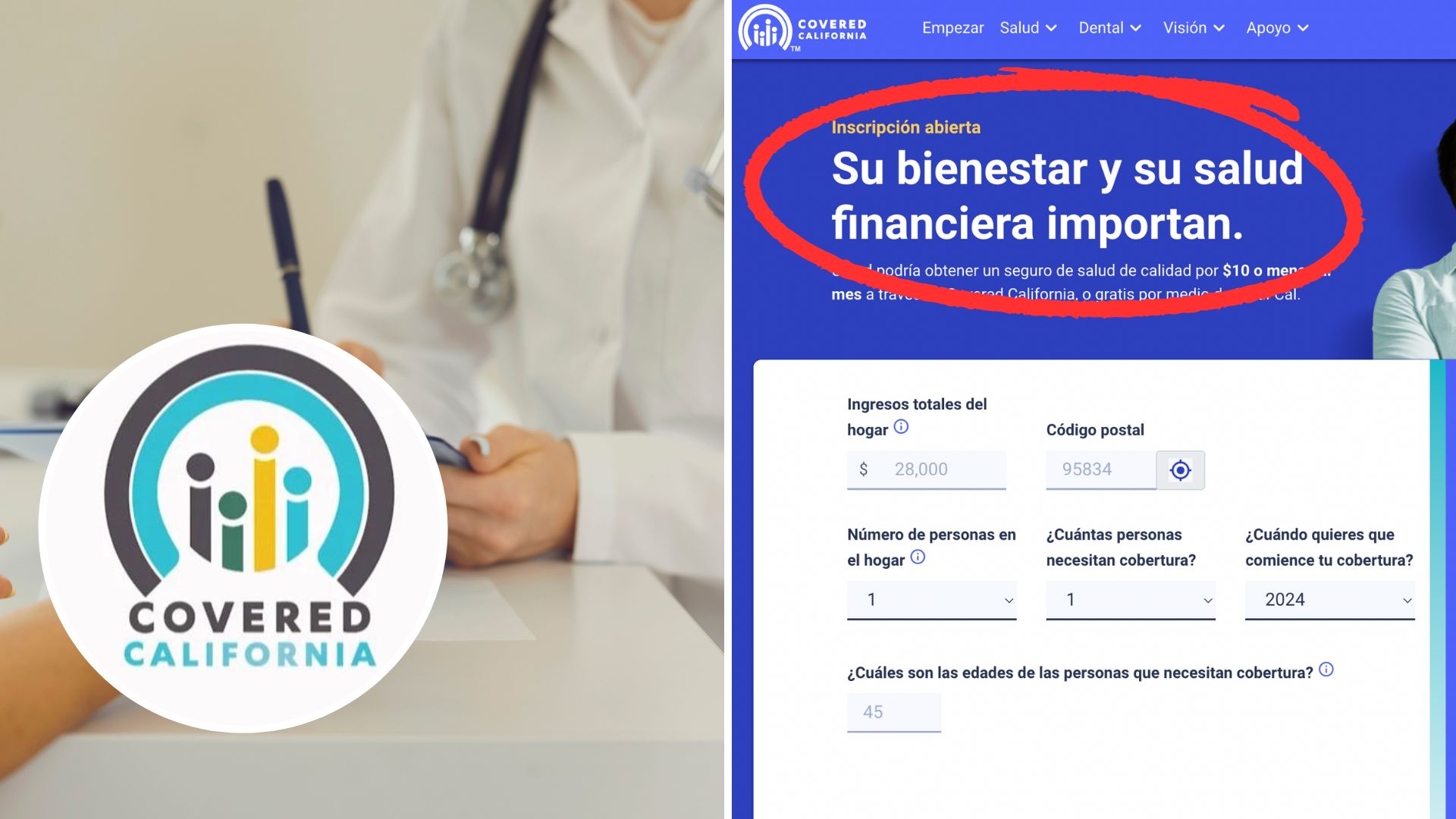 Covered California 2024 Este es el paso a paso para inscribirte en