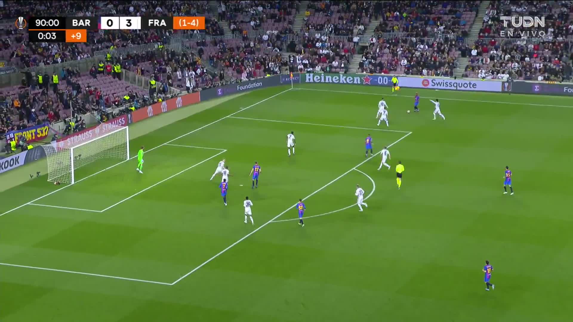 ¡GOL! anota para FC Barcelona. Sergio Busquets Deportes UEFA Europa