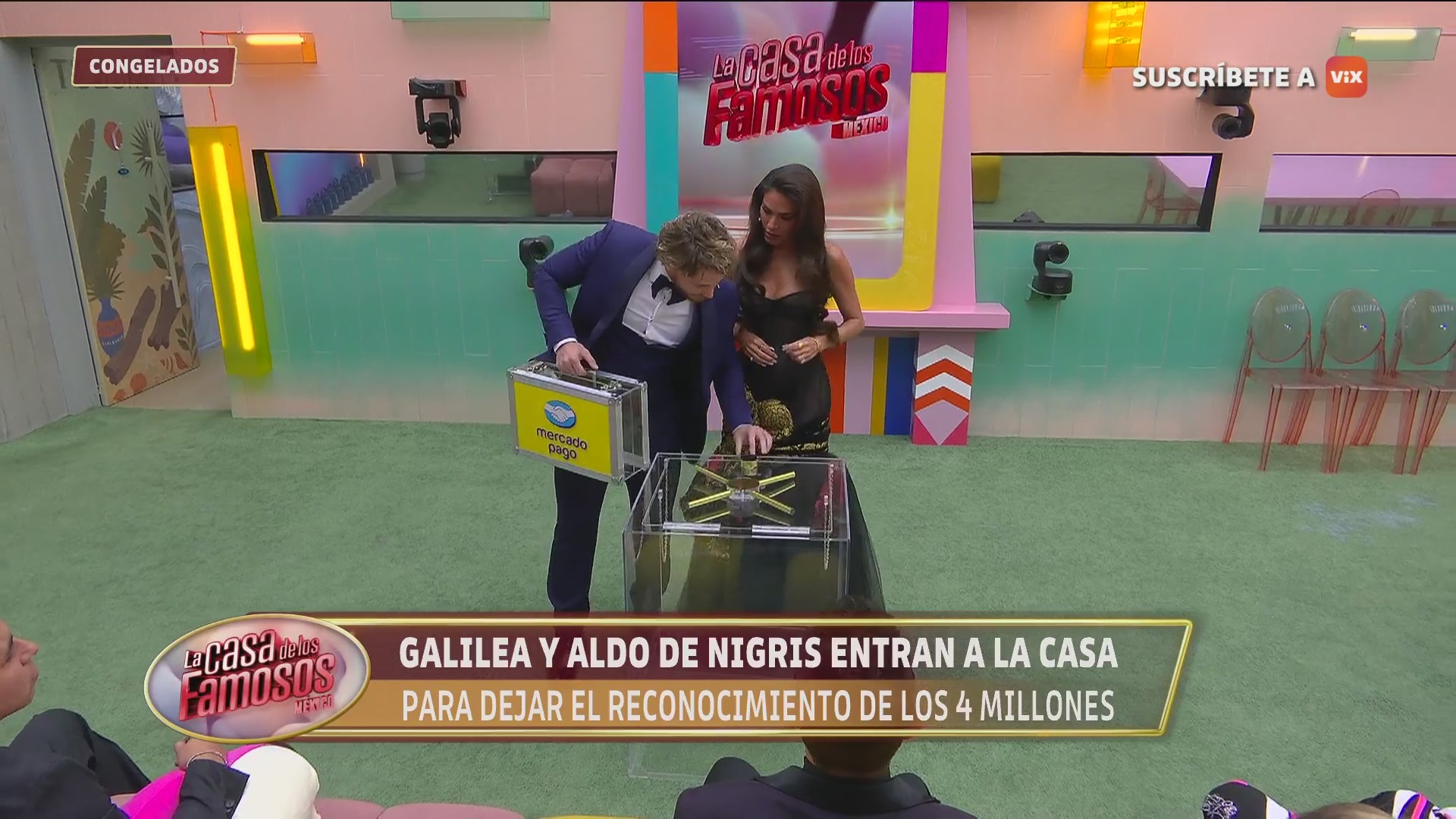 Galilea Montijo y Aldo De Nigris llevan el maletín con los 4 millones a La  Casa de Los Famosos México! | Shows Famosos | Las Estrellas