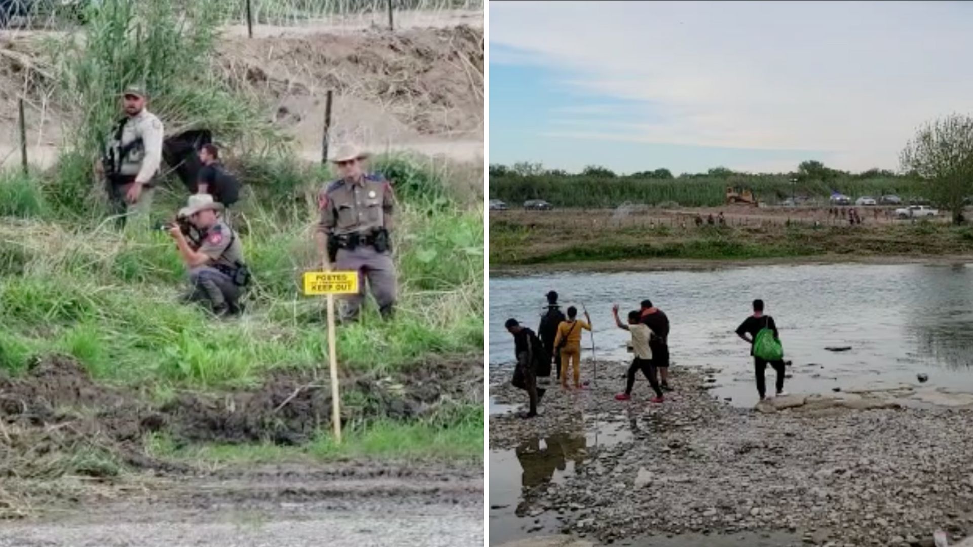 Captan a oficiales del DPS amagando con armas largas a inmigrantes que