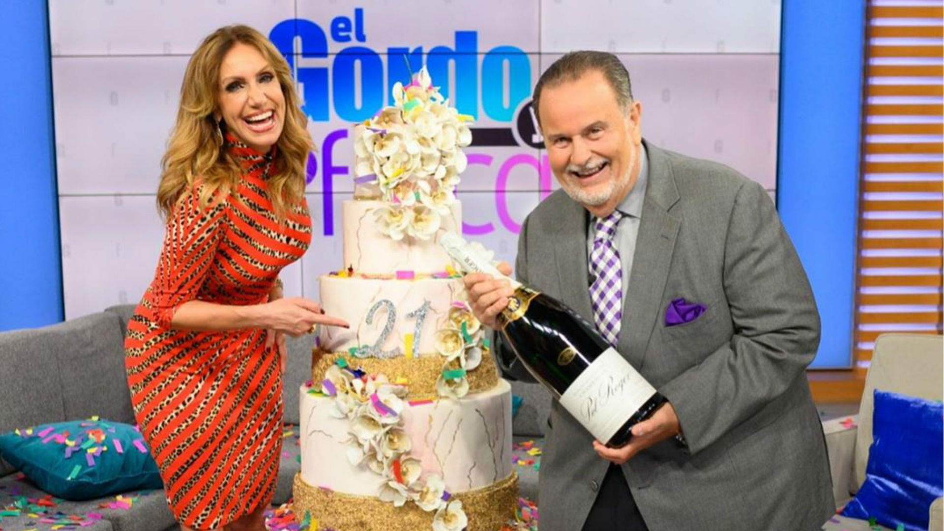 En fotos los mejores momentos de la celebración de los 21 años de El Gordo y La Flaca Shows