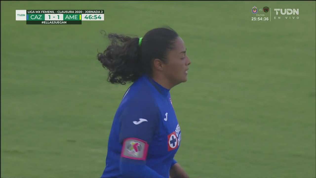 Cruz Azul 11 América Gol Marylin Díaz minuto 47 Liga MX Femenil