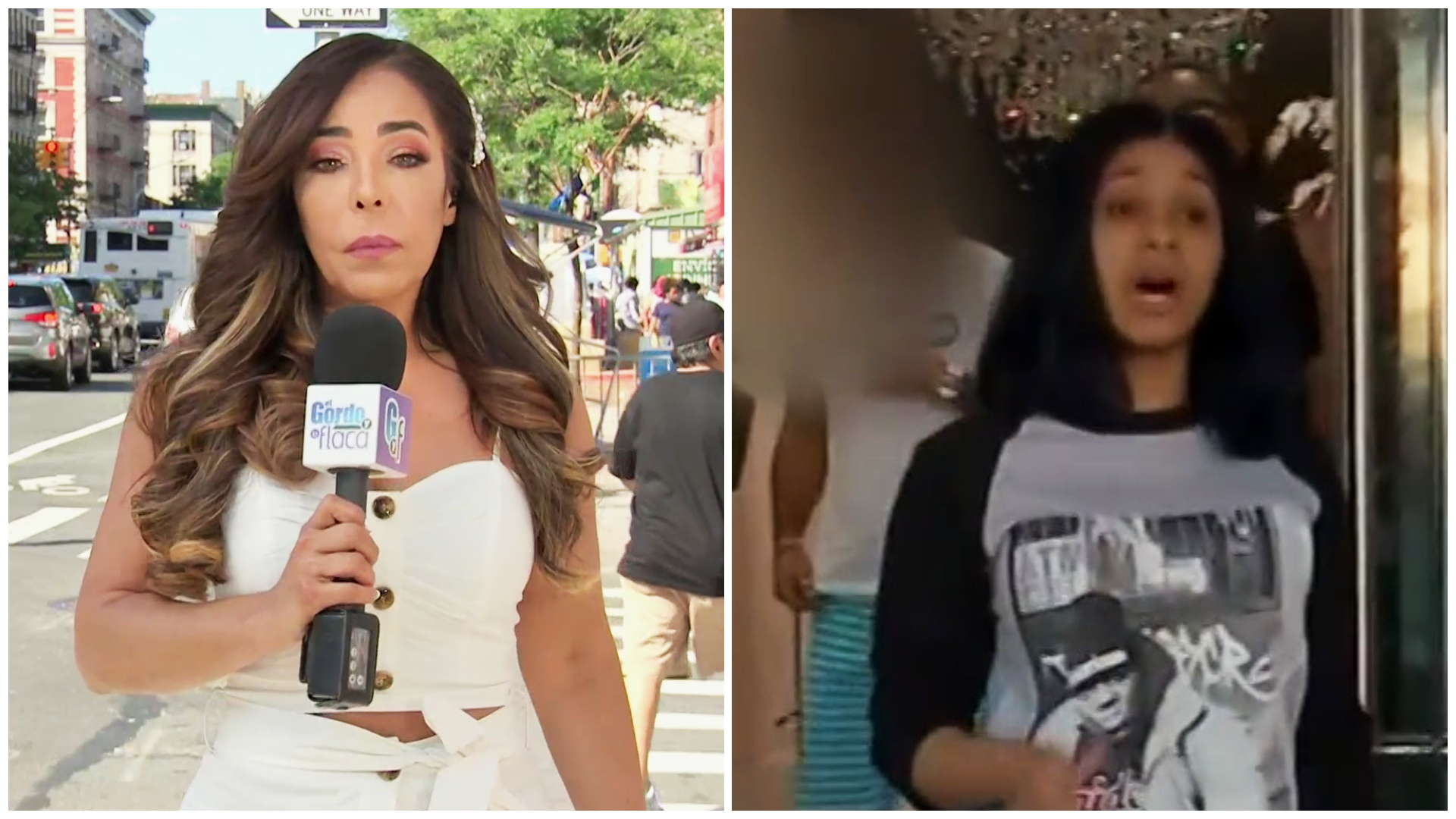 La reportera Gelena Solano relata su versión del altercado con Cardi B al  intentar entrevistarla