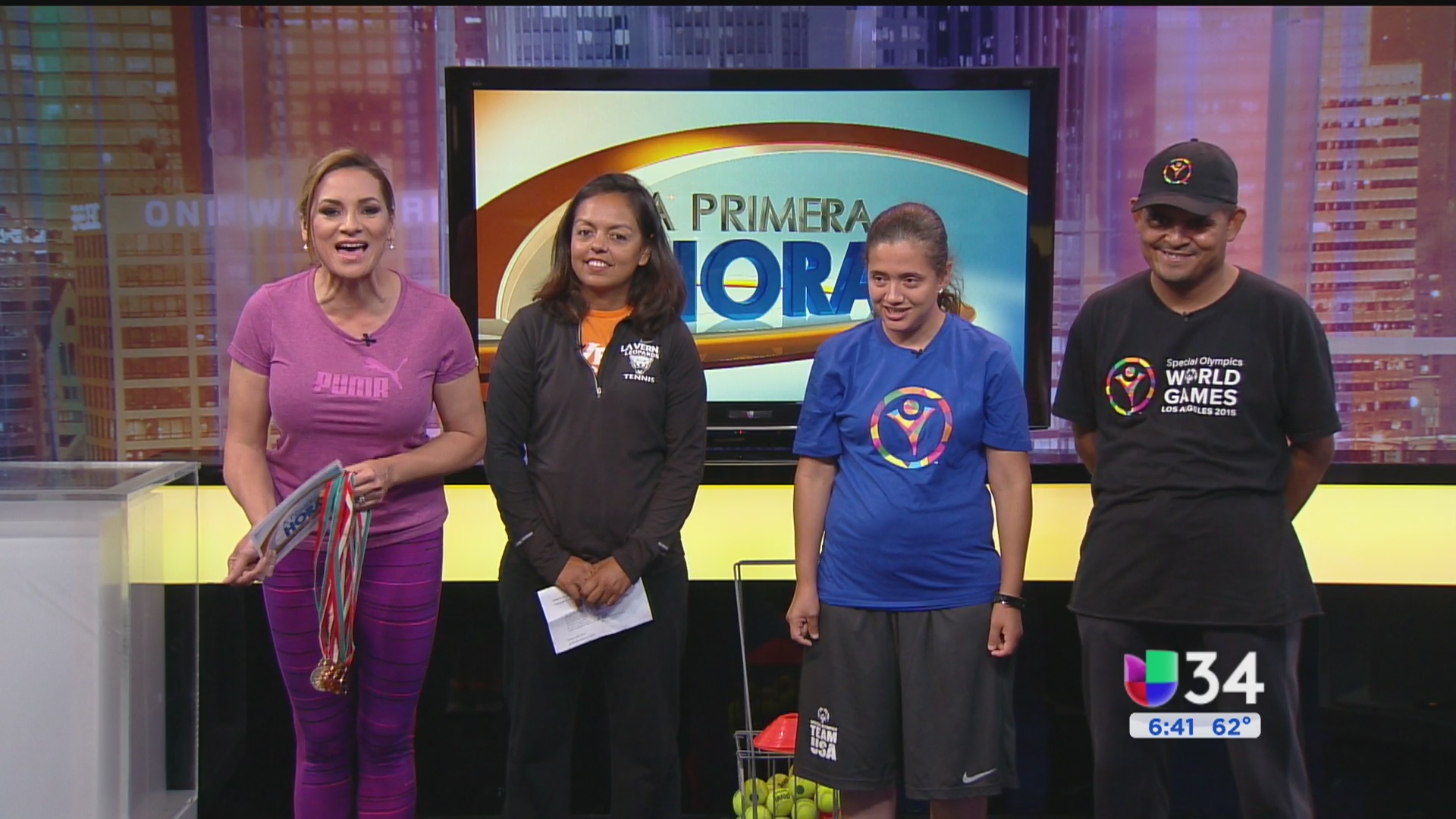 Todo listo para las Olimpiadas Especiales Video Univision 34 Los