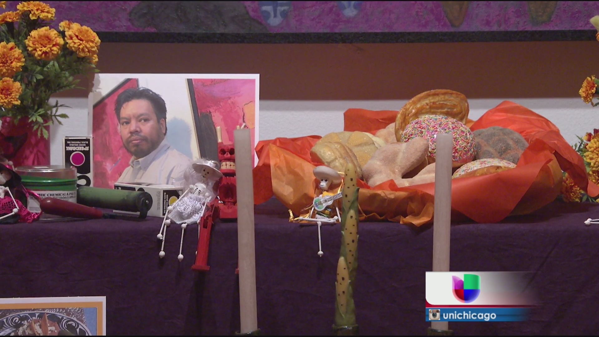 Abre exhibición del Día de los Muertos en Chicago Video Univision